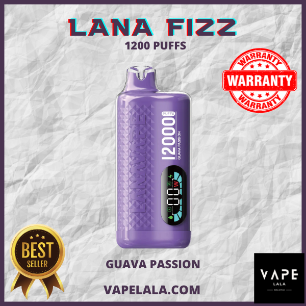 LANA FIZZ 12000PUFFS GUAVA PASSION
