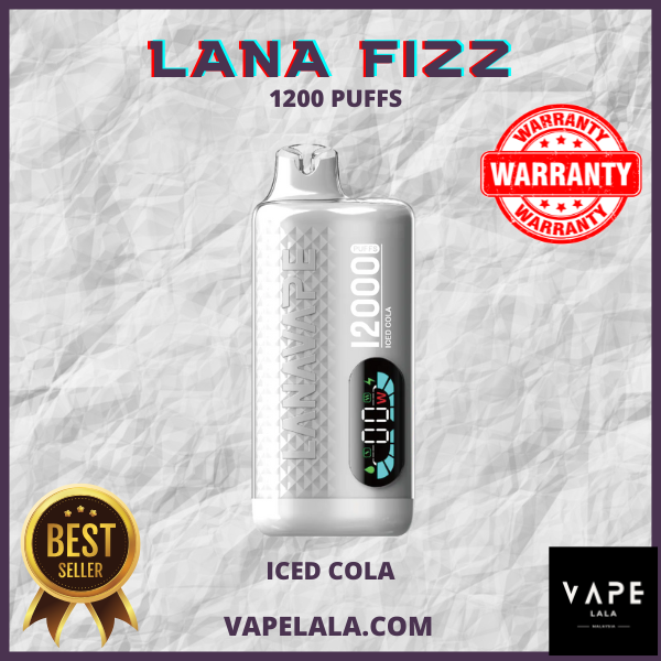 LANA FIZZ 12000PUFFS ICED COLA