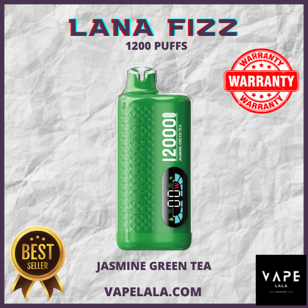 LANA FIZZ 12000PUFFS JASMINE GREEN TEA