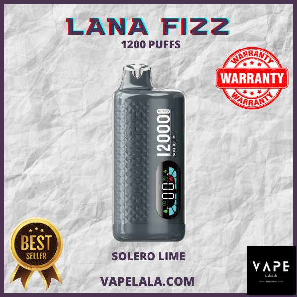 LANA FIZZ 12000PUFFS SOLERO LIME
