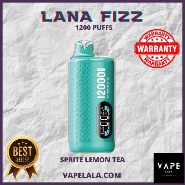 LANA FIZZ 12000PUFFS SPRITE LEMON TEA