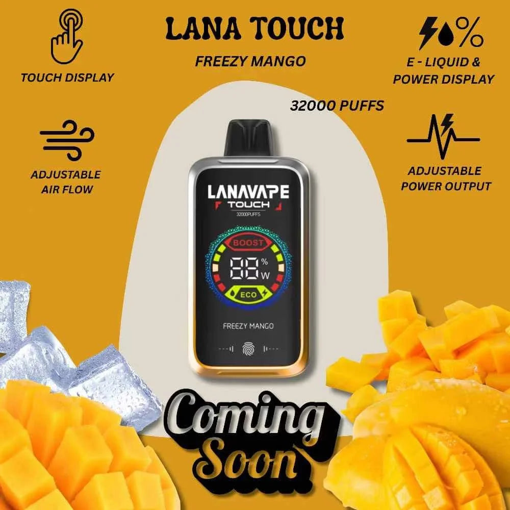 Lana Touch 32000 Freezy Mango flavour Malaysia