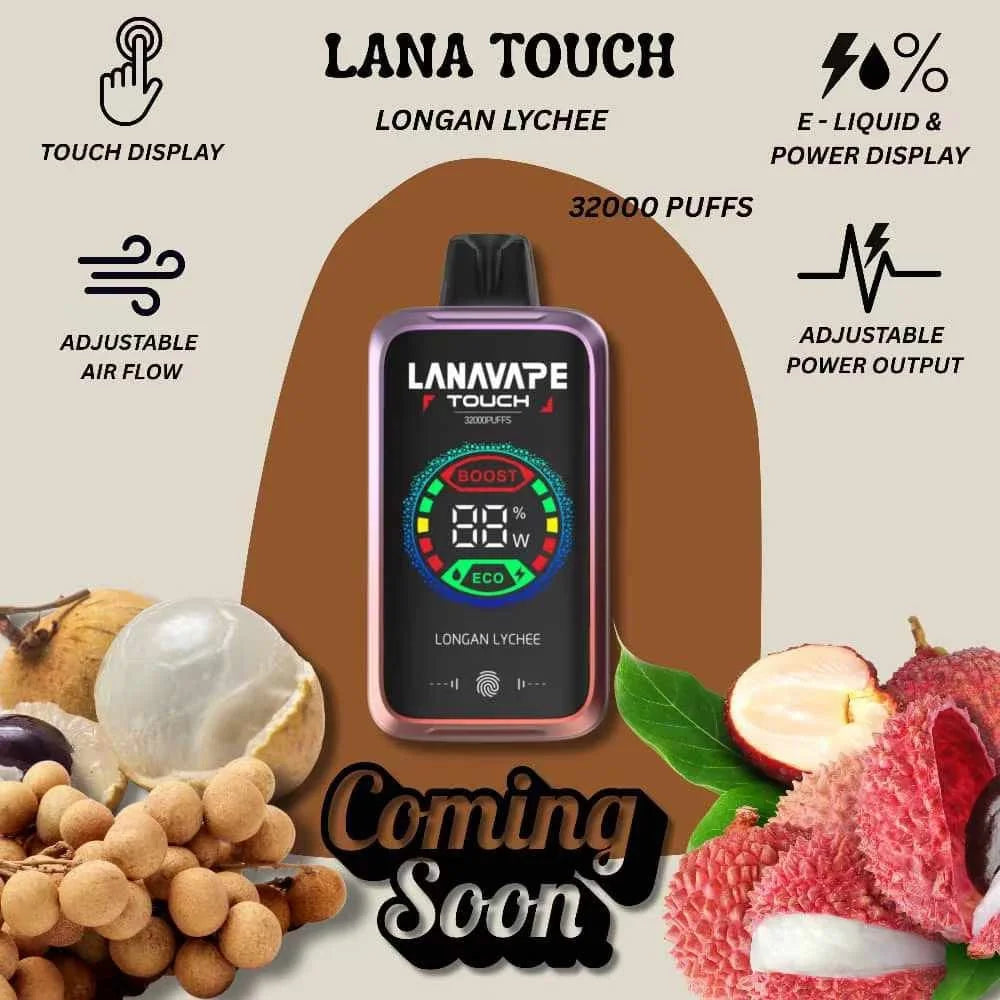 Lana Touch 32000 Longan Lychee flavour Malaysia