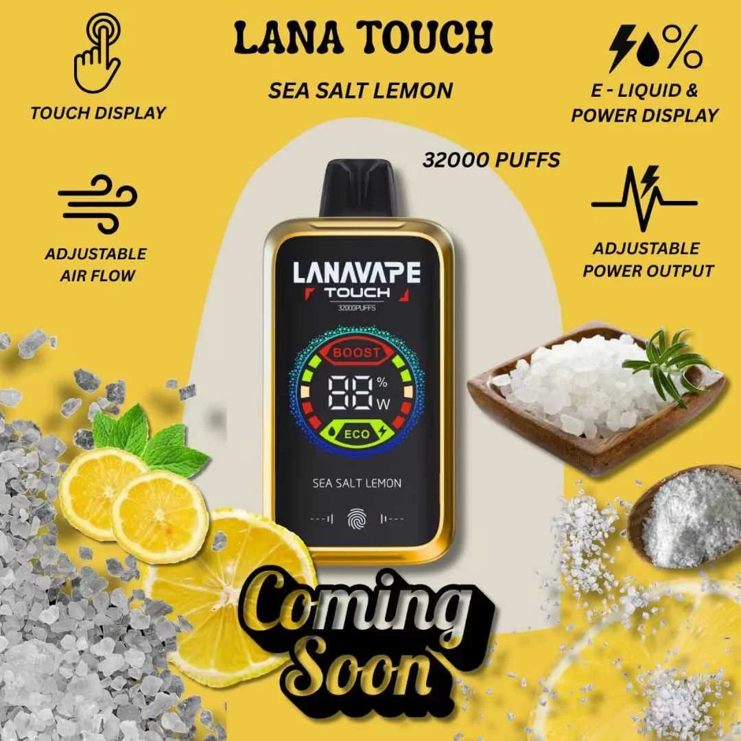 Lana Touch 32000 Sea Salt Lemon flavour Malaysia