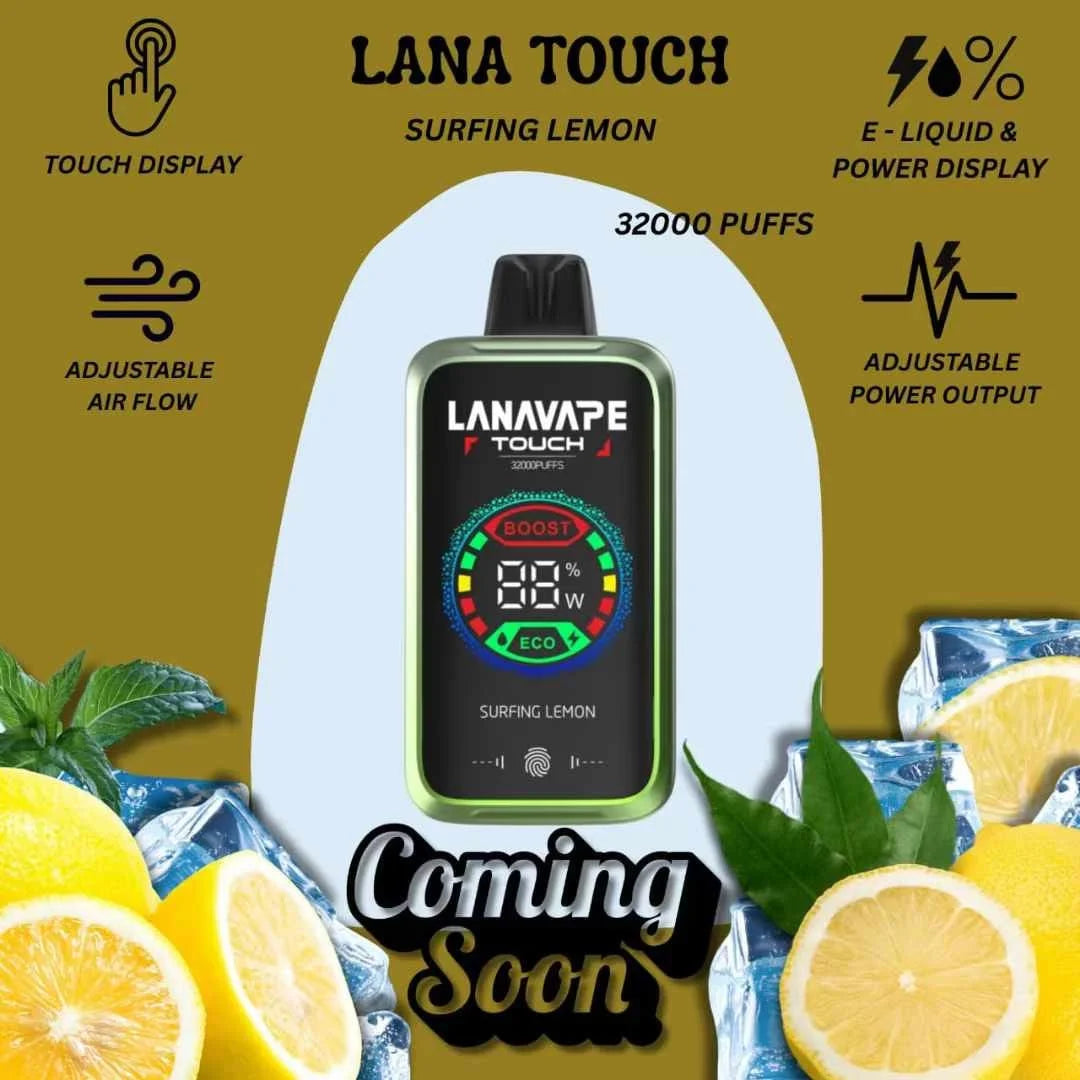 Lana Touch 32000 Surfing Lemon flavour Malaysia