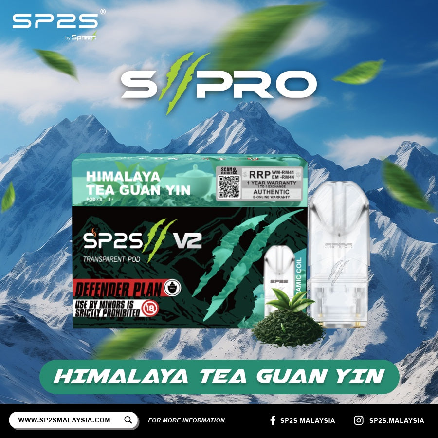 SP2S II Pro Pod Himalaya Tieguanyin vape pod in Malaysia